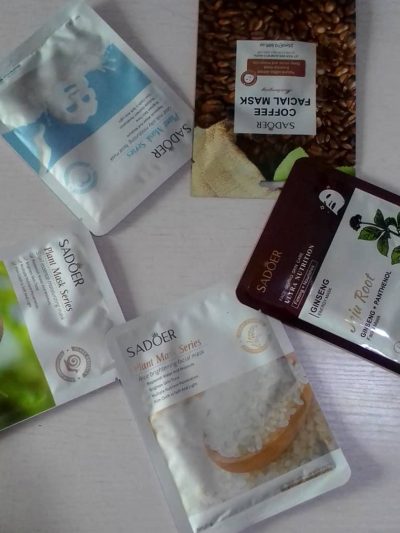 SADOER Facial mask sheets (dozen)