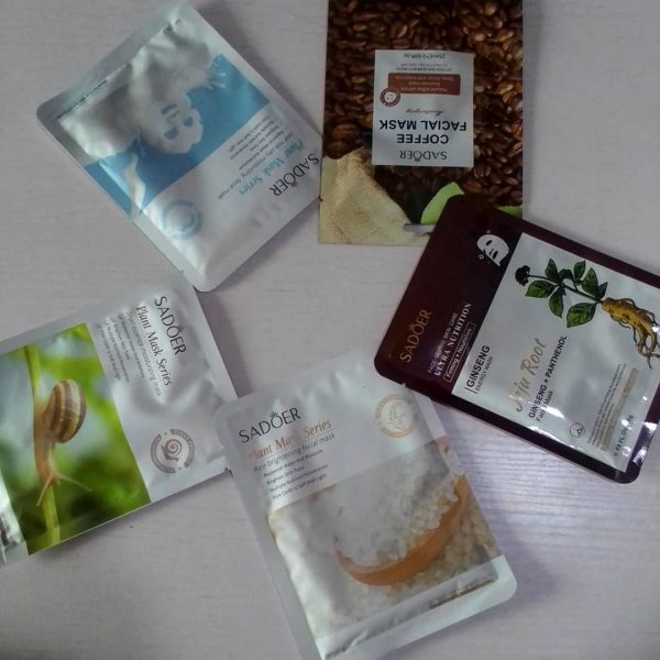 SADOER Facial mask sheets (dozen)