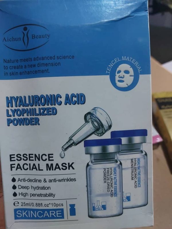 Hyaluronic acid essence sheet mask