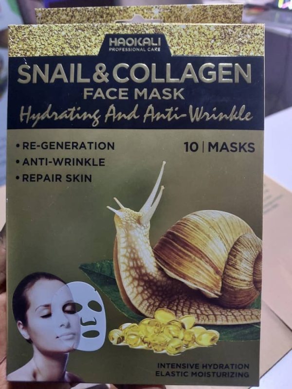Snail collagen sheet mask