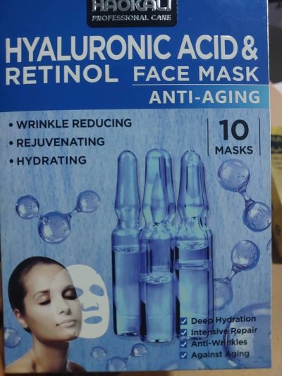 Hyaluronic acid retinol sheet mask