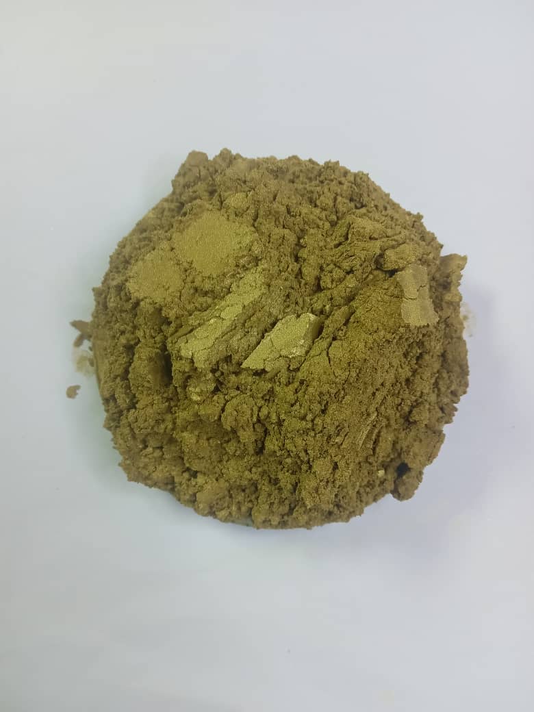 Mica rich gold